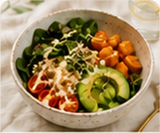 One-Pan Salmon, Greens, and Lemon-Tahini Dinner supporting image